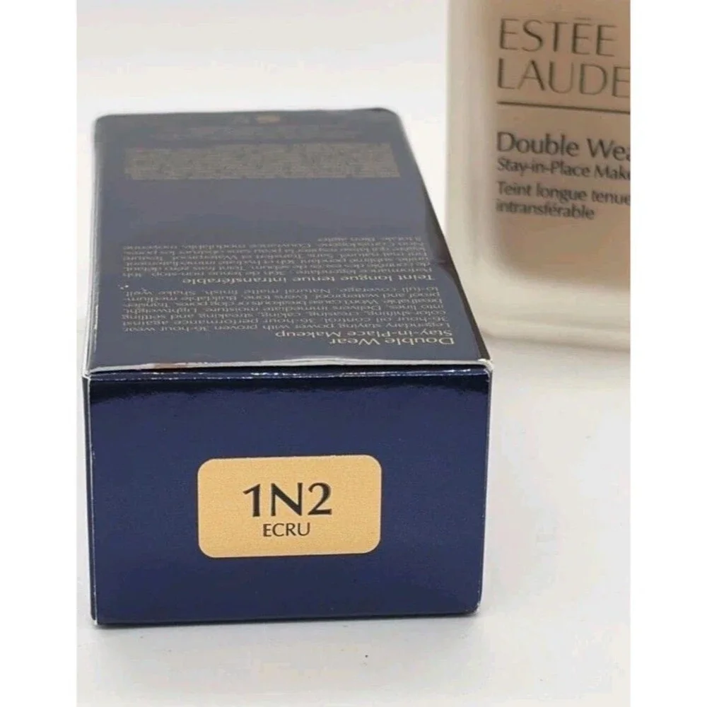 Estée Lauder Double Wear StayinPlace Foundation Makeup 36Hour 1N2 ECRU NEW!